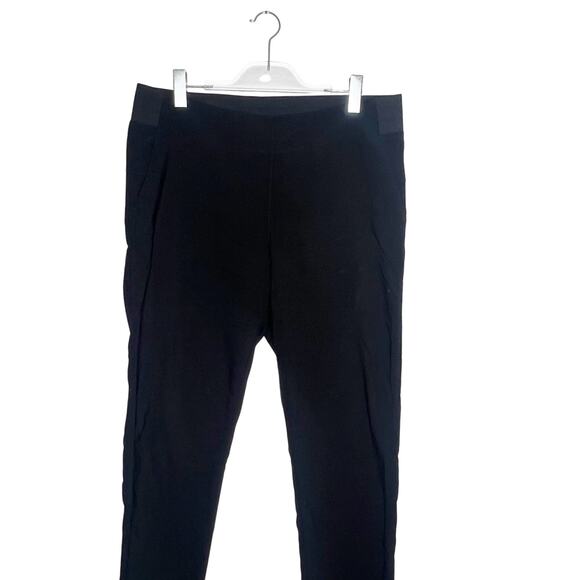 32 DEGREES HEAT Skinny Pants High Rise Elastic Waist Stretch Black Size Large - Picture 3 of 7